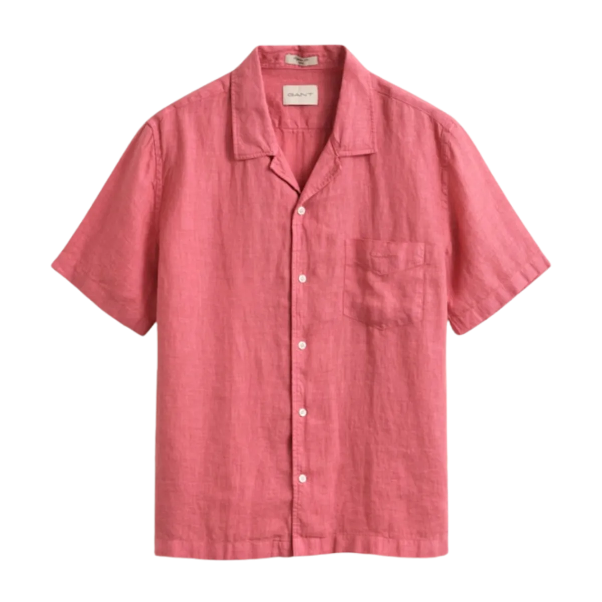 Best Gant Gnt Dyed inen Cap Shirt - Rose Pink