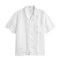 Outlet Gant Gnt Dyed inen Cap Shirt - White