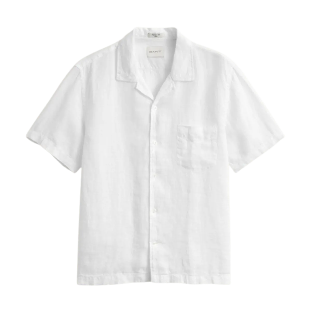 Outlet Gant Gnt Dyed inen Cap Shirt - White