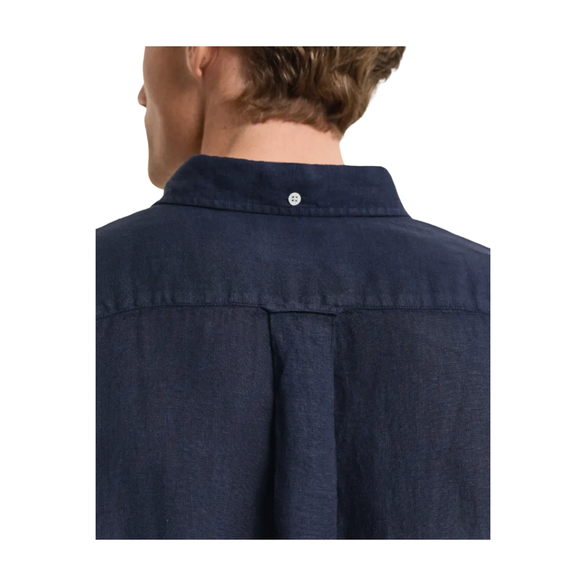 Sale Gant Gmnt Dyed Linen hirt - Evening Blue