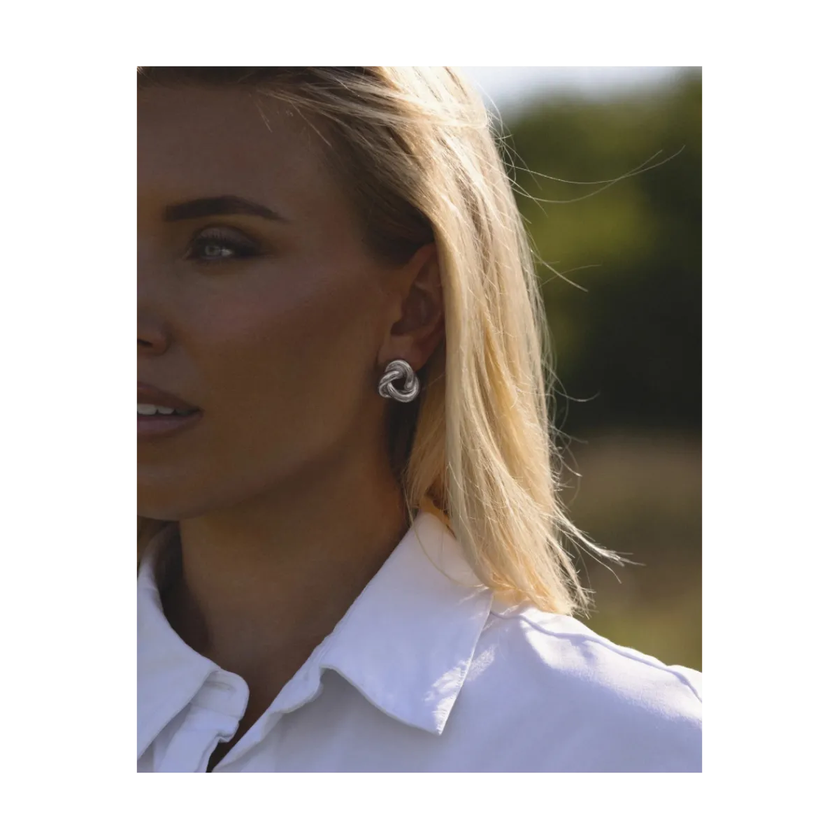 Online Mockberg Greta Earring - Silver