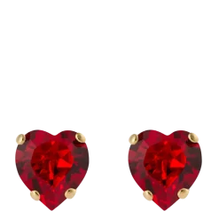 Outlet Caroline Svedbom Heart Earrings Gold - Light Siam