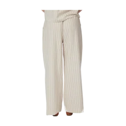 Clearance Neo Noir Heifa Linen Stripe Pants - Sand