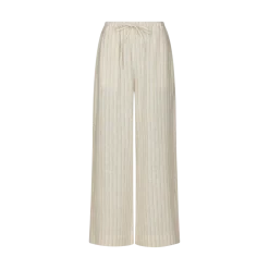 Clearance Neo Noir Heifa Linen Stripe Pants - Sand