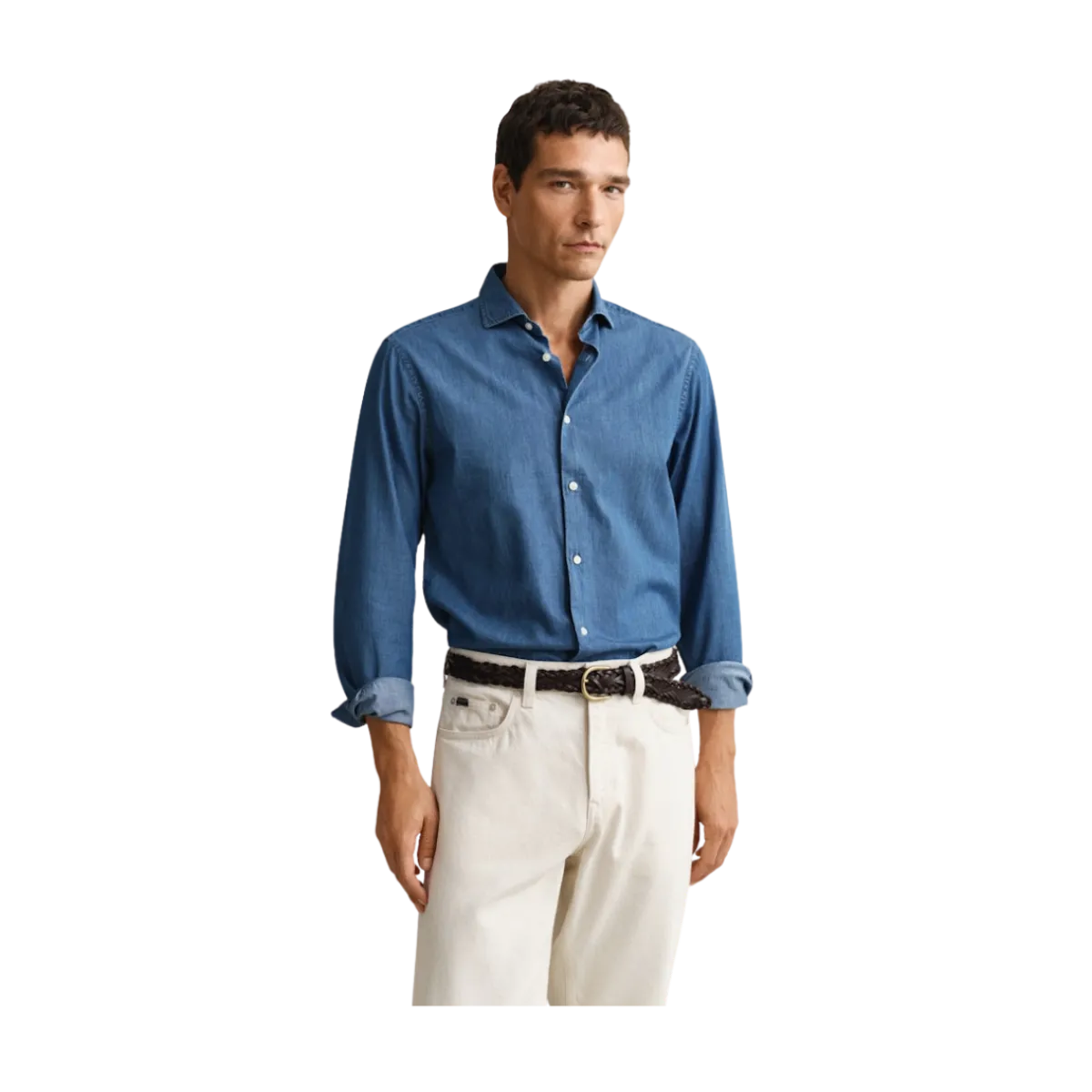Sale Gant Indigo Twi hirt - 980 ei ight Bue