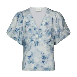 Outlet Neo Noir Irina Floral Fusion Blouse - Blue