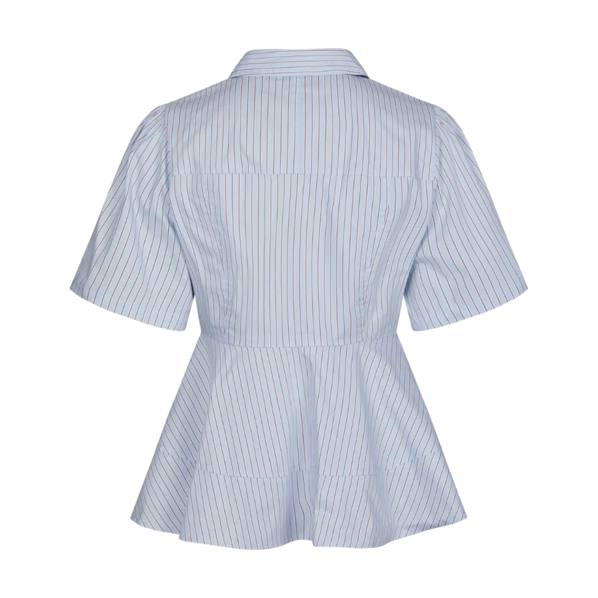 Best Neo Noir Janelle Stripe Shirt - Blue/Brown Stripe
