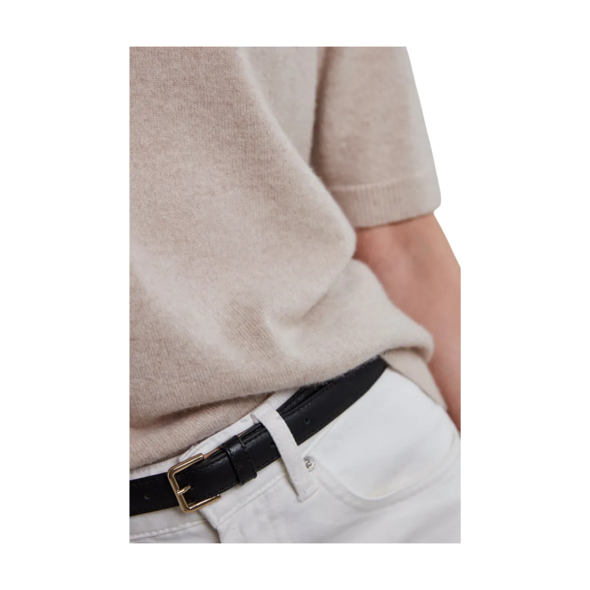 Best Stenströms Janet Short Sleeve Knit - Beige
