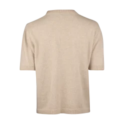 Best Stenströms Janet Short Sleeve Knit - Beige