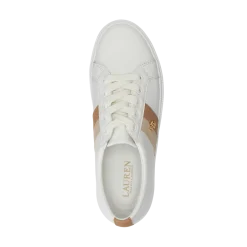 Outlet Lauren Janson Sneakers Low Top Lace - Snow White/Sand/Blue
