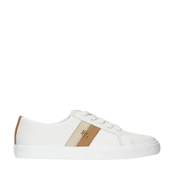 Outlet Lauren Janson Sneakers Low Top Lace - Snow White/Sand/Blue