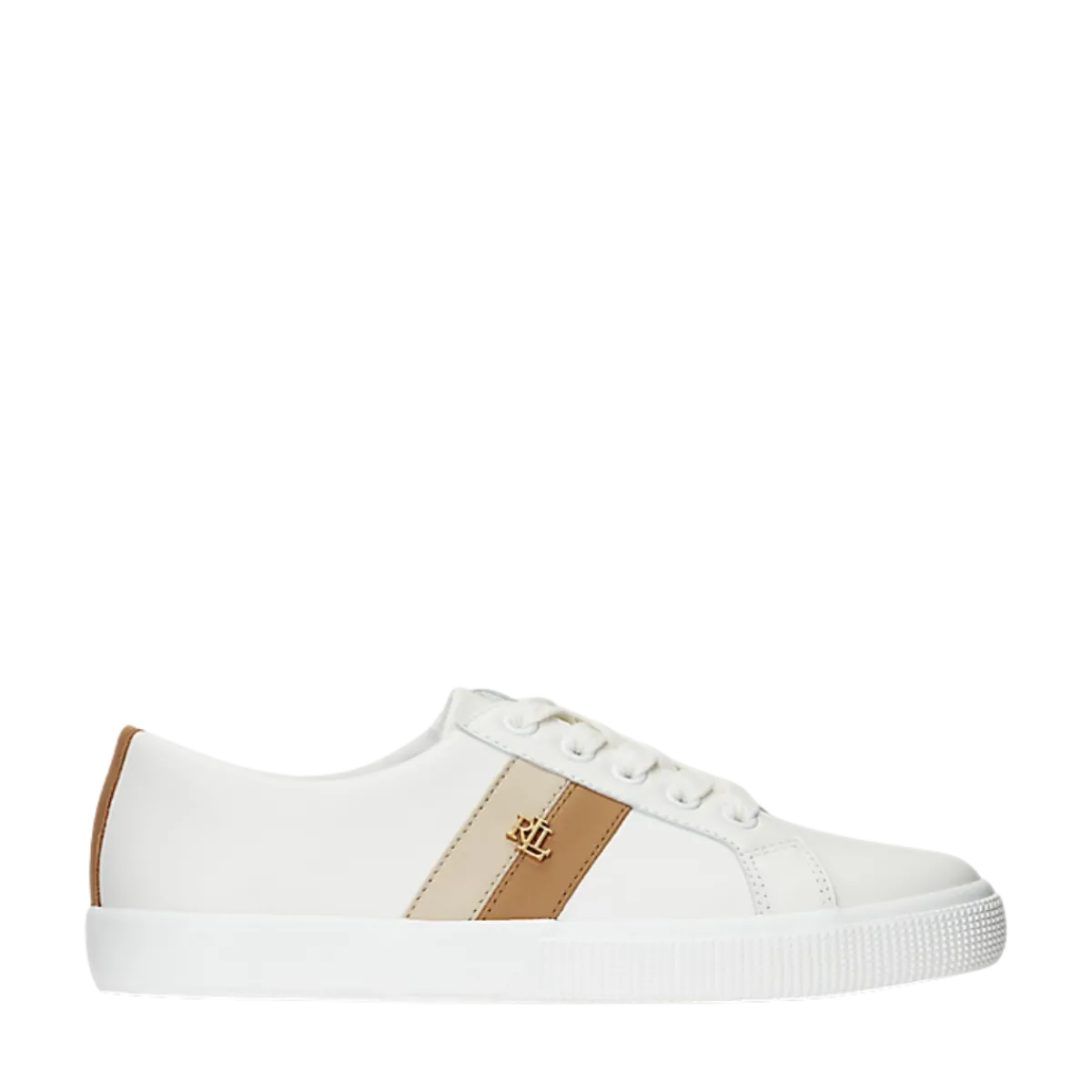 Outlet Lauren Janson Sneakers Low Top Lace - Snow White/Sand/Blue