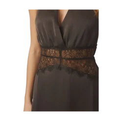 Best Neo Noir Jasine Heavy Sateen Dress - Dark Brown