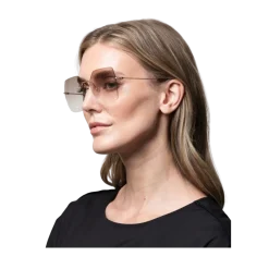 Sale GLAS Eyewear Jennifer Tinted Readers - Gold 0.0