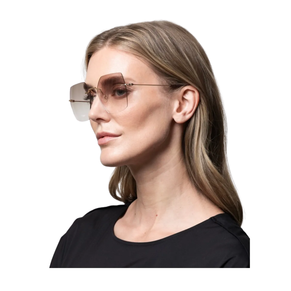 Best GLAS Eyewear Jennifer Tinted Readers - Gold 2.0
