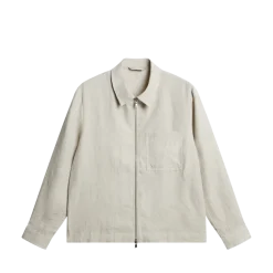 J.Lindeberg Juliu Drape Linen Overhirt - oonbea