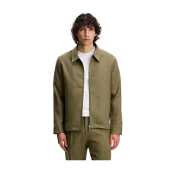 New J.Lindeberg Juiu Drape inen Overhirt - Kaaata