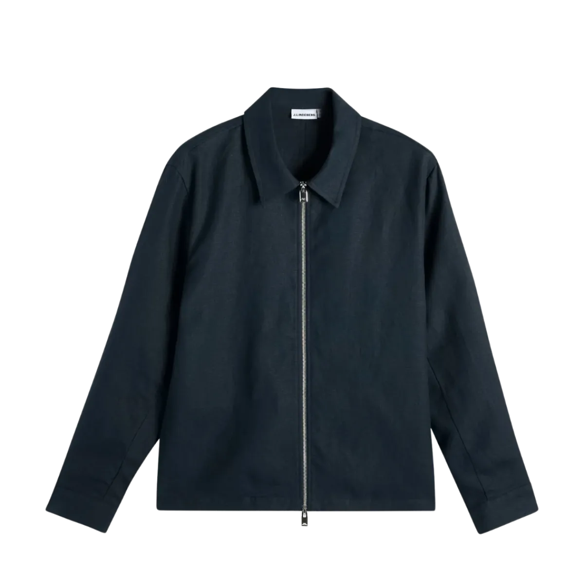 Hot J.Lindeberg Juiu Drape inen Overhirt - J Navy