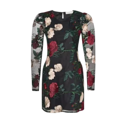 Sale Ida Sjöstedt Kaia Dress - Black Floral