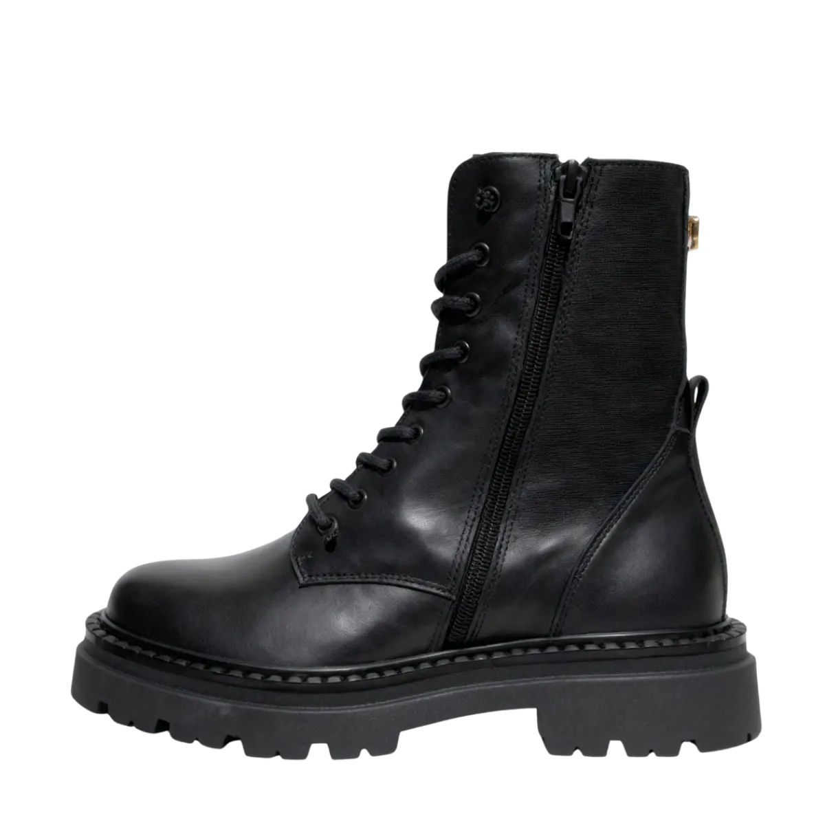 Online Steve Madden Klimb-Fl - Black leather