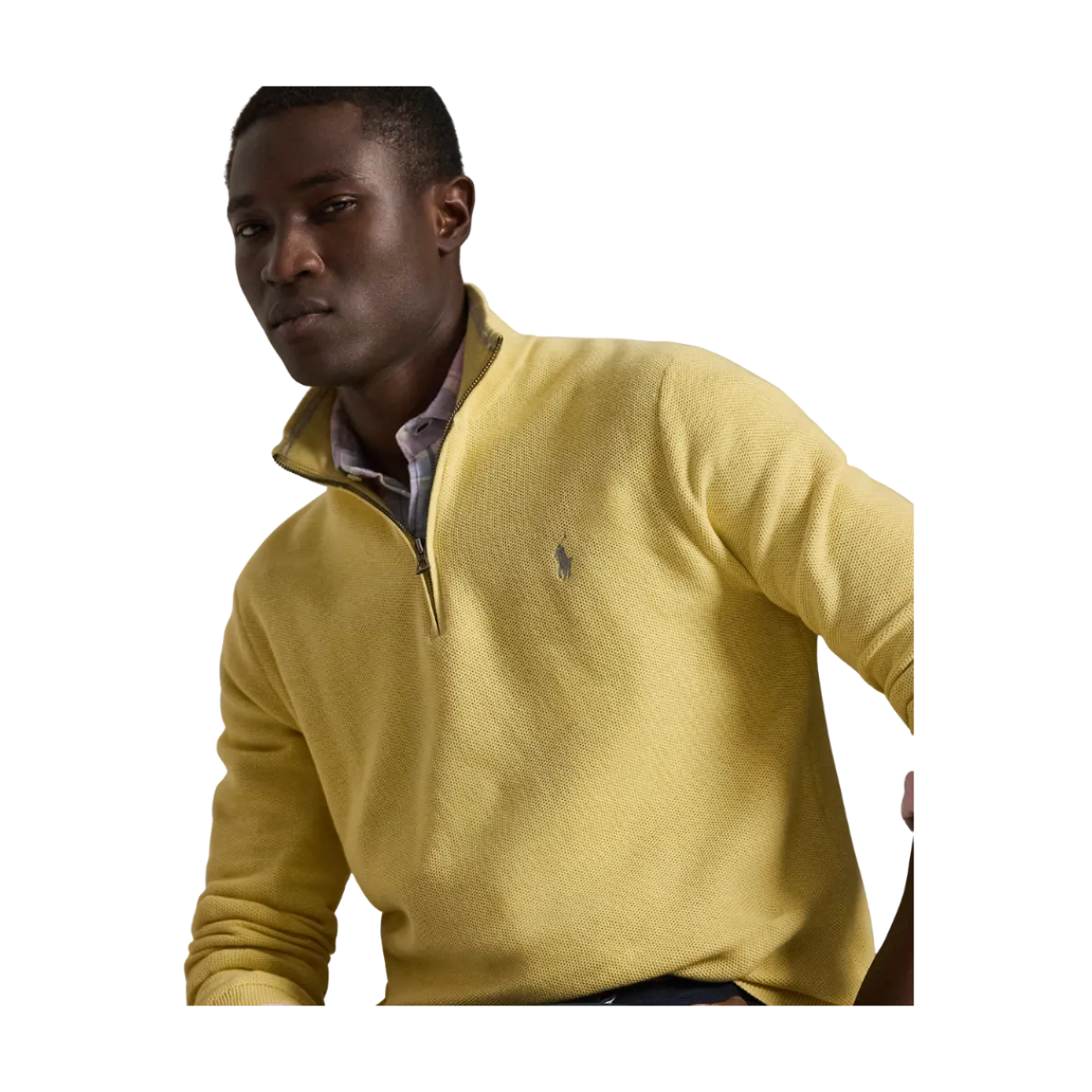 Hot Polo Ralph Lauren Knit Cotton Quarter-Zip weater - oft Yellow