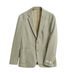 Outlet Gant Knit Jersey Blazer - Oat Beige