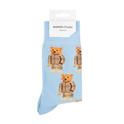 New Baron Filou Knit Socks Filou CXLVIII - Frosted Blue
