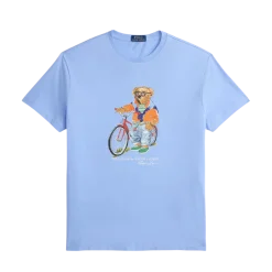 Discount Polo Ralph Lauren Knit T-hirt - Autin Blue ummer Bear