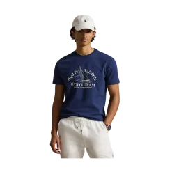 Discount Polo Ralph Lauren Knit T-hirt - Dark Cobat