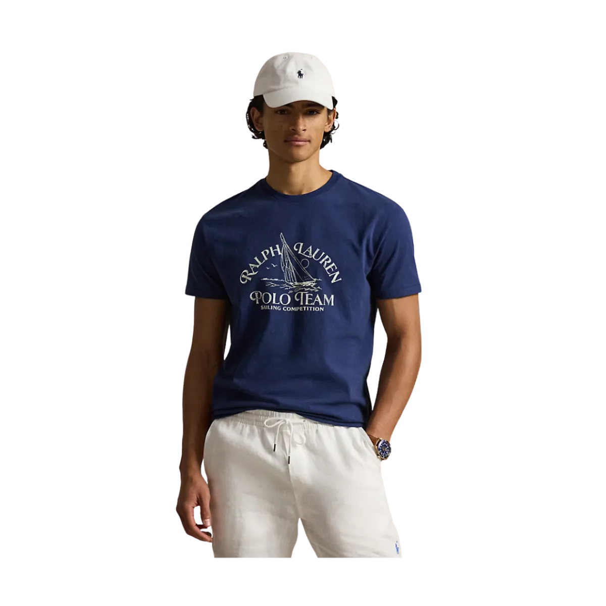 Discount Polo Ralph Lauren Knit T-hirt - Dark Cobat