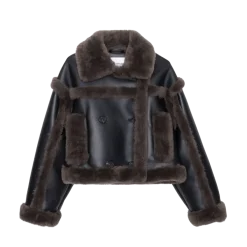 Online Stand Studios Kristy Jacket - Black/Dark Brown