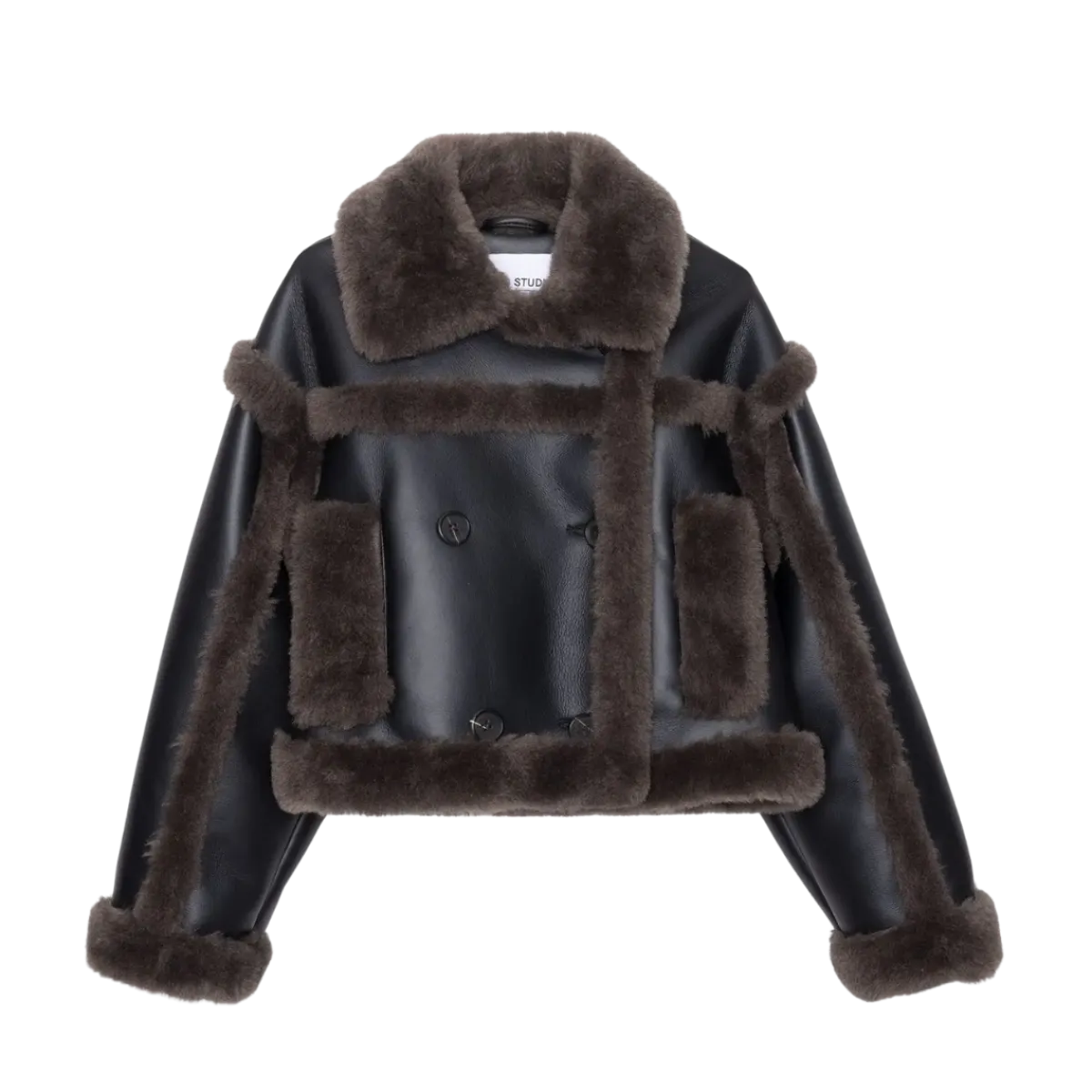 Online Stand Studios Kristy Jacket - Black/Dark Brown