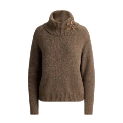 Lauren akiat Puover - Taupe Brown Heather Donega