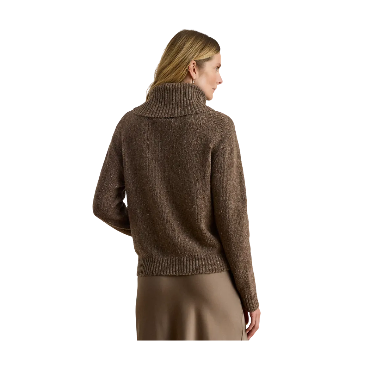 Lauren akiat Puover - Taupe Brown Heather Donega