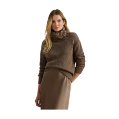 Lauren akiat Puover - Taupe Brown Heather Donega