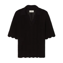 Best Aveny Lara Knit Top - Black On Black