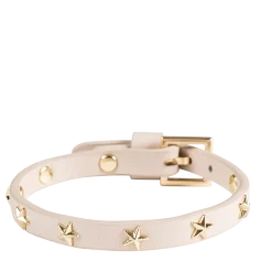 New DARK Department Leather Star Stud Bracelet Mini - Sand