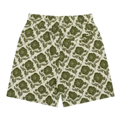 Les Deux Leley Flower Tile AOP hort - 565215 Vintage Green/Ivory
