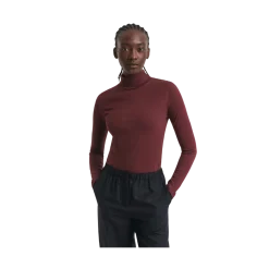 Online Gant Light Cotton LS Turtleneck - Plu Wine