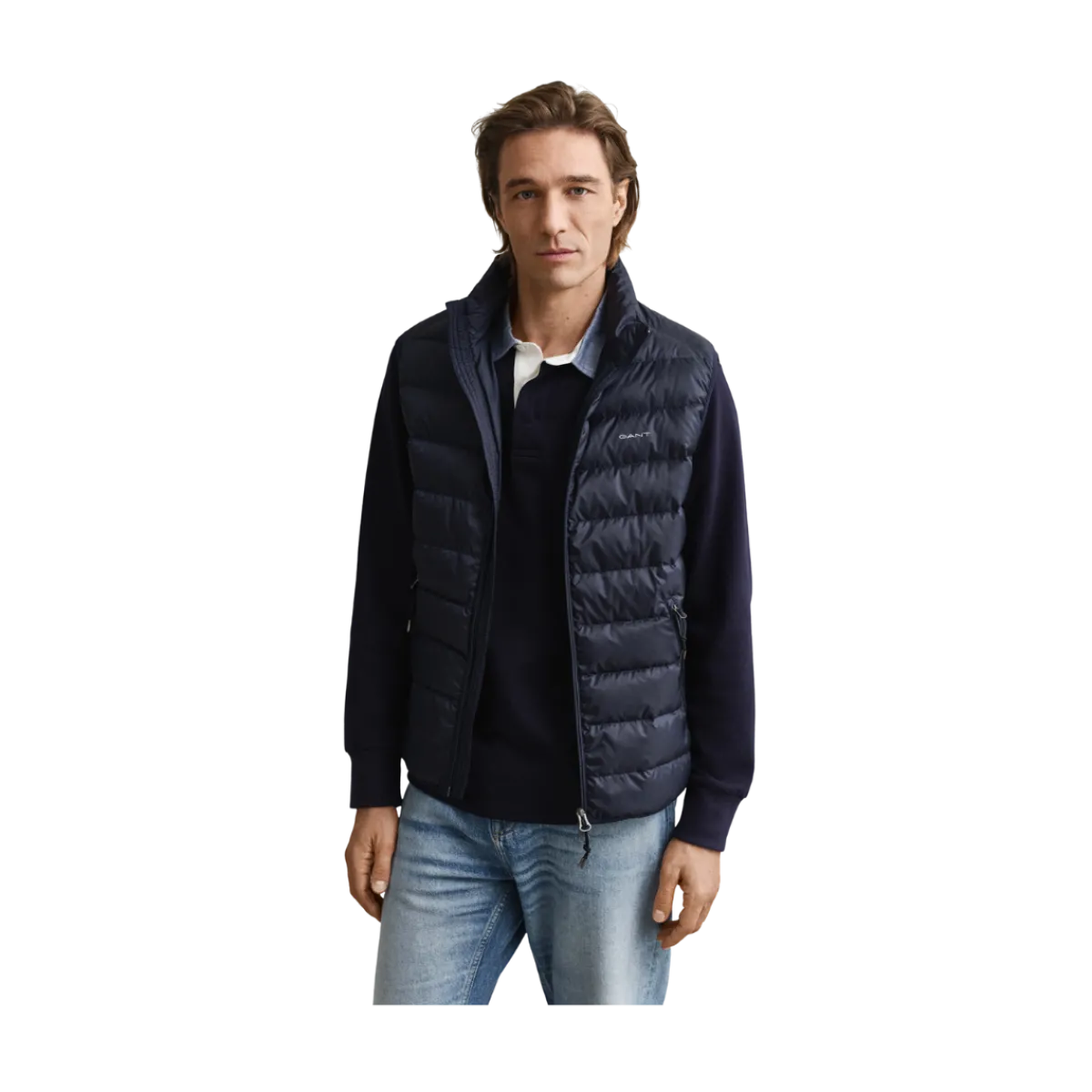 Online Gant ight Down Vet - Evening Bue