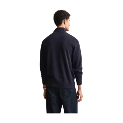 New Gant ight acker Haf Zip - Evening Bue