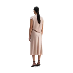 Clearance Ahlvar ia Sik Top - Dusty Pink
