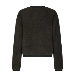 Online Neo Noir Limo Fluffy Knit Cardigan - Grey