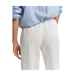Best Gant Linen Blend Pull On Pants - Eggshell