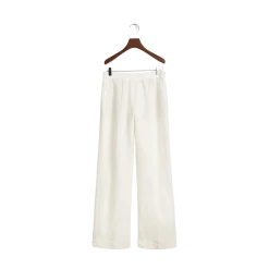 Best Gant Linen Blend Pull On Pants - Eggshell