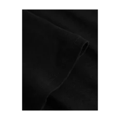 Clearance Knowledge Cotton Apparel Linen polo - Black Jet