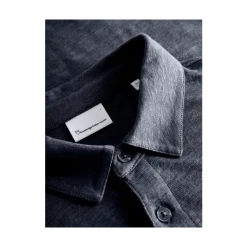 Outlet Knowledge Cotton Apparel Linen polo - Total Eclipe