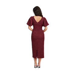 Online Dry Lake Liz Long Dre - Burgundy