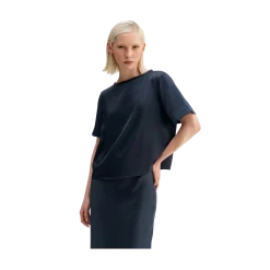 Clearance Ahlvar oa atin Tee - Bue Grey