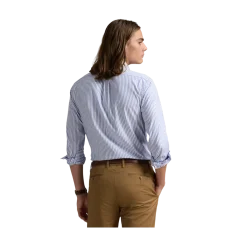 Best Polo Ralph Lauren ong eeve port hirt - Bue/White